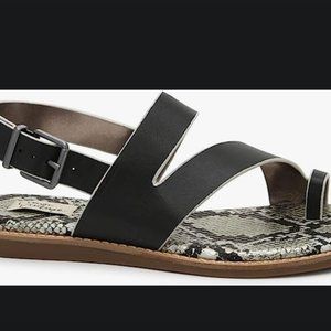 Crown Vintage Vegan Leather Aaliya Strappy Sandal with Toe Ring